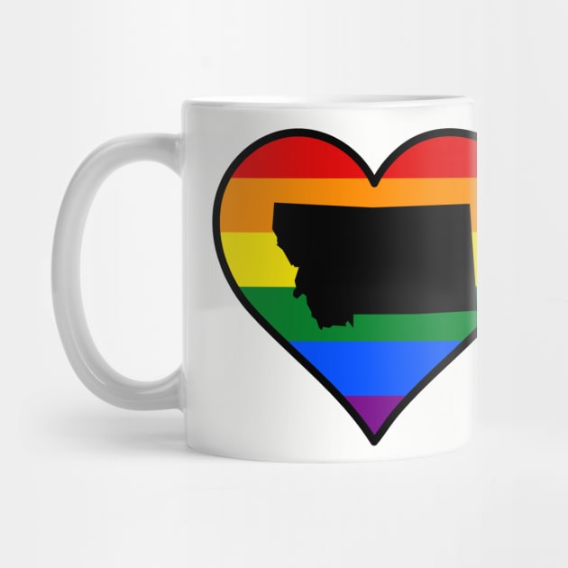 Montana Gay Pride Heart by fearcity